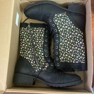Denim & Supply Ralph Lauren Torie Floral Lace-Up